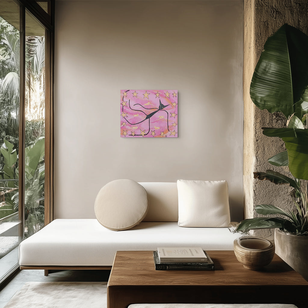 Look At The Sky (61x51cm) Original