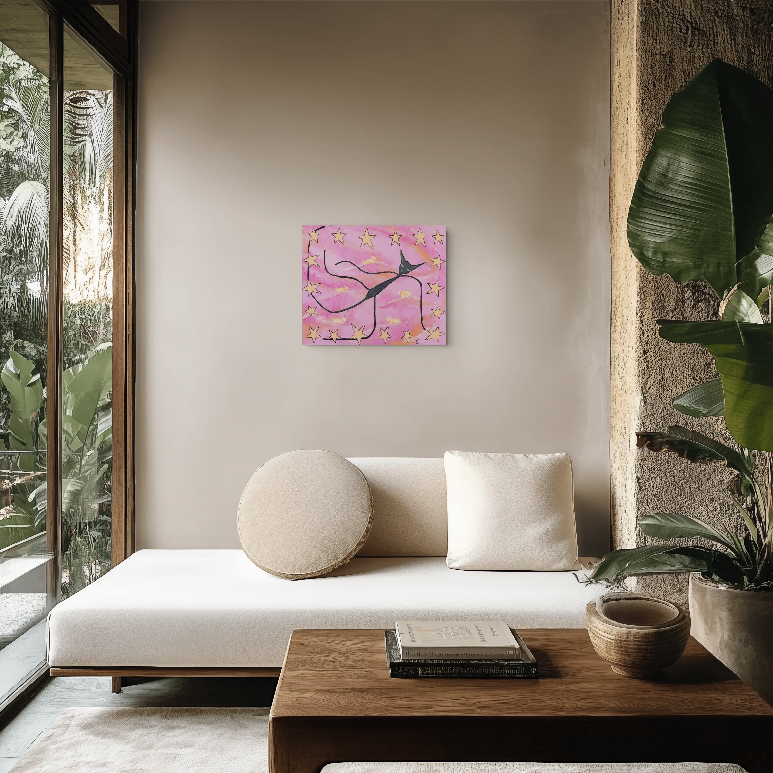 Look At The Sky (61x51cm) Original